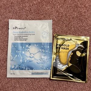 🔥10/$15 Seomou Mask and Prenawina 24k Gold Eye Mask